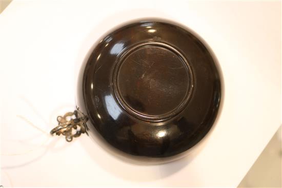 An early 18th century tortoiseshell quaich, English or Scottish, 5in.
